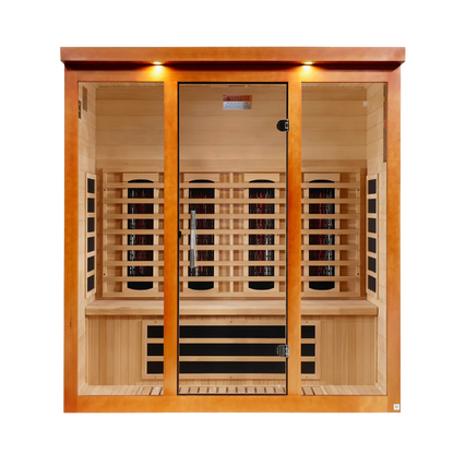 Dynamic Vila Grande 4 Person Full Spectrum Nero Zero EMF FAR IR Sauna