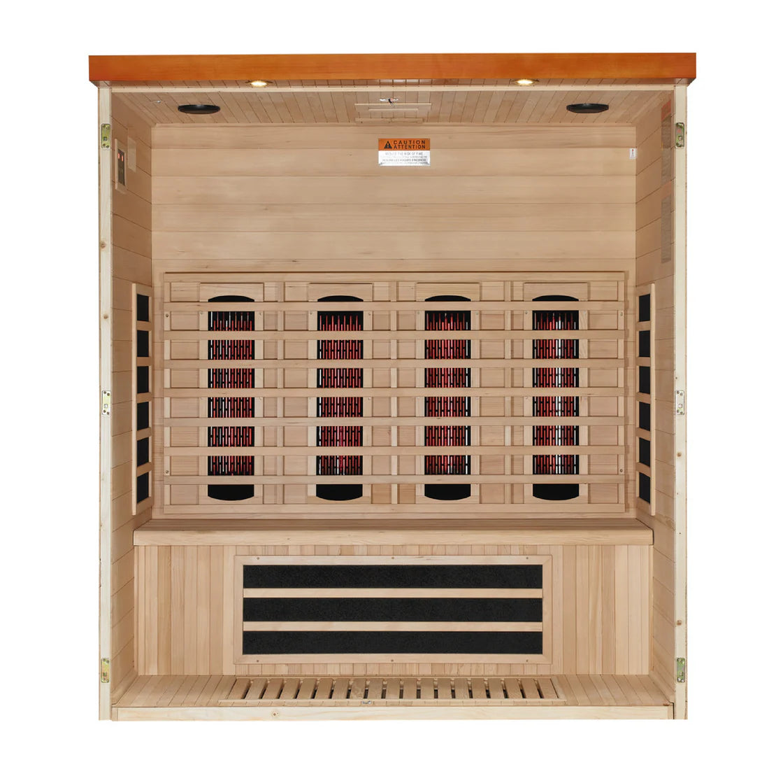 Dynamic Vila Grande 4 Person Full Spectrum Nero Zero EMF FAR IR Sauna