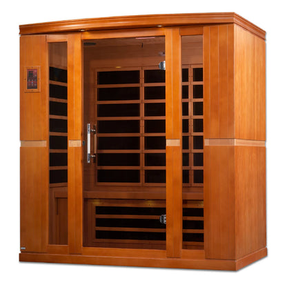 Dynamic Bergamo Elite 4 Person Ultra Low EMF Far Infrared Sauna DYN-6440-01 Elite