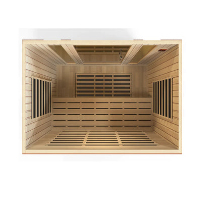 Dynamic Bergamo Elite 4 Person Ultra Low EMF Far Infrared Sauna DYN-6440-01 Elite