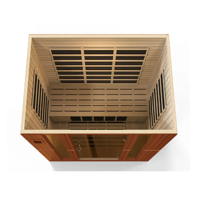 Dynamic Bergamo Elite 4 Person Ultra Low EMF Far Infrared Sauna DYN-6440-01 Elite