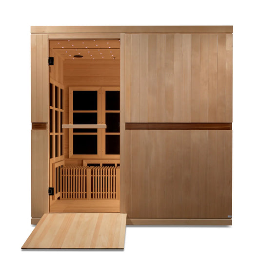 Golden Designs Catolonia Elite 8 Person Near Zero EMF Yoga / Wheel Chair Sauna GDI-6880-02 Elite