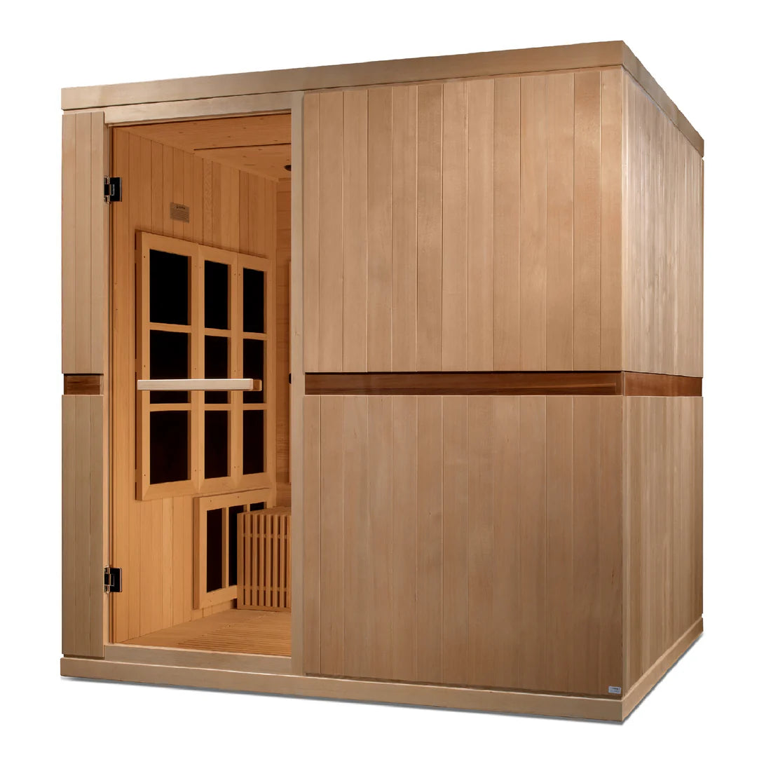 Golden Designs Catolonia Elite 8 Person Near Zero EMF Yoga / Wheel Chair Sauna GDI-6880-02 Elite