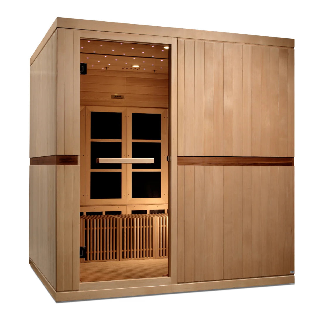 Golden Designs Catolonia Elite 8 Person Near Zero EMF Yoga / Wheel Chair Sauna GDI-6880-02 Elite