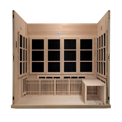 Golden Designs Catolonia Elite 8 Person Near Zero EMF Yoga / Wheel Chair Sauna GDI-6880-02 Elite