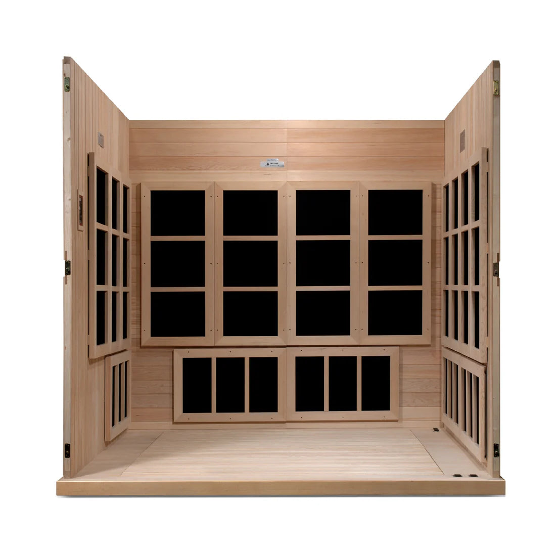 Golden Designs Catolonia Elite 8 Person Near Zero EMF Yoga / Wheel Chair Sauna GDI-6880-02 Elite