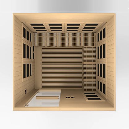 Golden Designs Catolonia Elite 8 Person Near Zero EMF Yoga / Wheel Chair Sauna GDI-6880-02 Elite