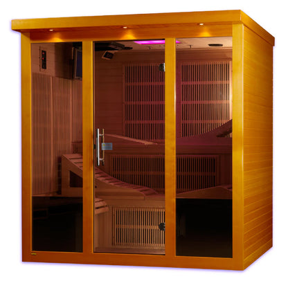 Dynamic Monaco 6 Person Ultra Low EMF Far IR Sauna DYN-6996-01
