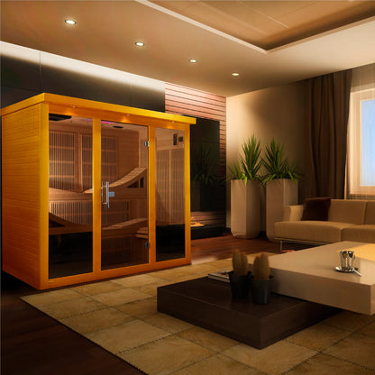 Dynamic Monaco 6 Person Ultra Low EMF Far IR Sauna DYN-6996-01