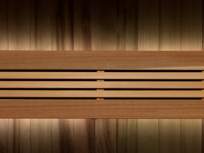 Golden Designs Osla 6 Person Traditional Sauna – Canadian Red Cedar Interior and Pacific Premium Clear Cedar Exterior GDI-7689-02