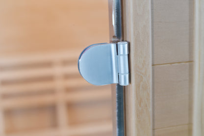 SunRay Bristow 2-Person Outdoor Traditional Sauna | 4.5kW Harvia Heater | Hemlock