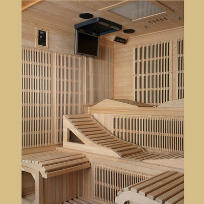 Dynamic Monaco 6 Person Ultra Low EMF Far IR Sauna DYN-6996-01