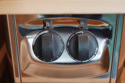 SunRay Aston 1-Person Traditional Sauna | 4.5kW Harvia Heater | Hemlock