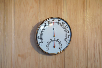 SunRay Aston 1-Person Traditional Sauna | 4.5kW Harvia Heater | Hemlock