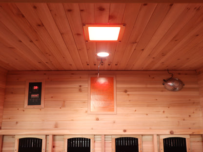 SunRay Grandby 3-Person Outdoor Infrared Sauna | Ceramic Heaters | Weatherproof