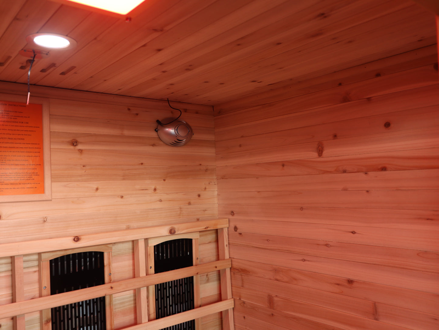 SunRay Grandby 3-Person Outdoor Infrared Sauna | Ceramic Heaters | Weatherproof