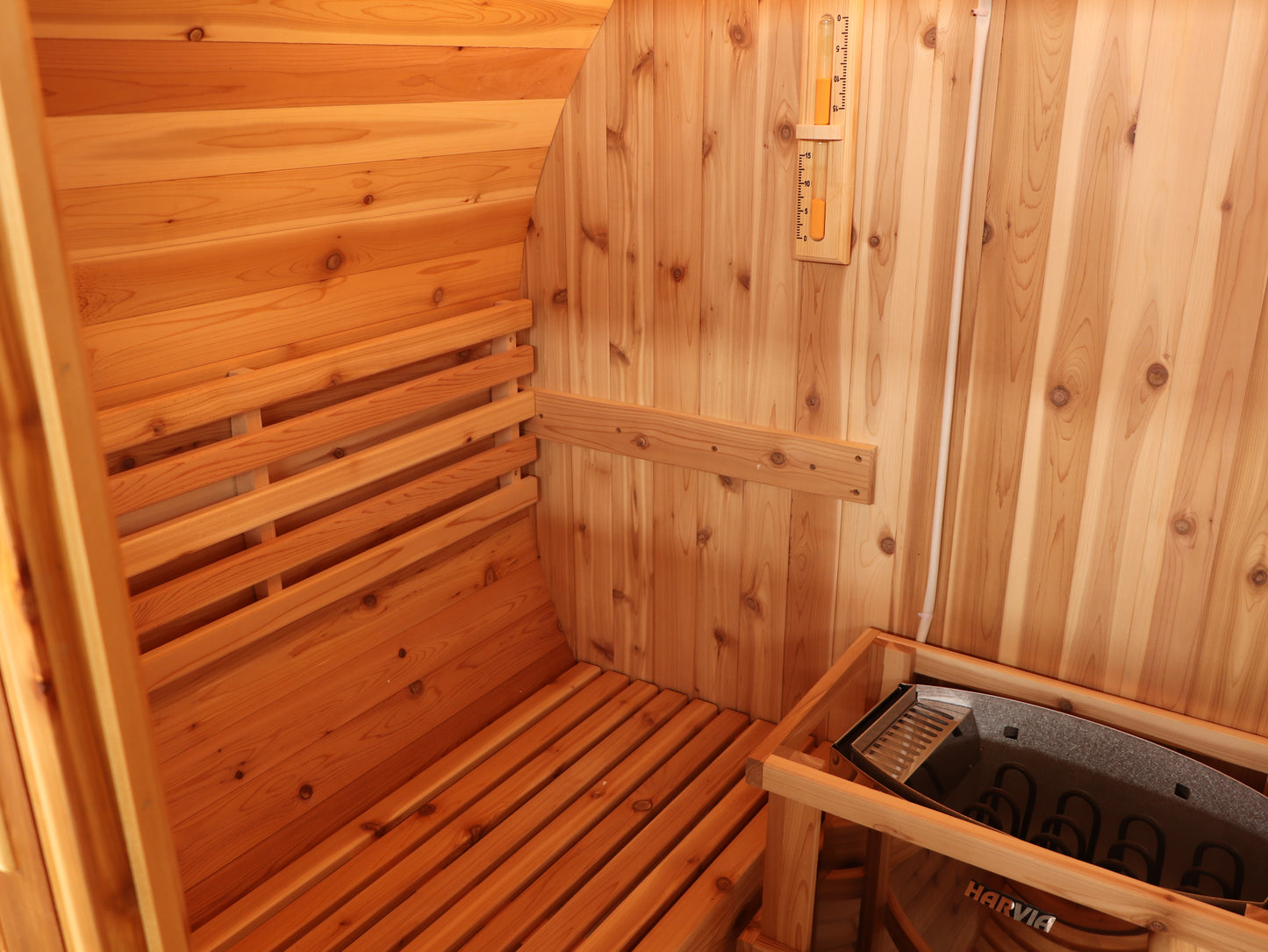 SunRay Solace 2-Person Traditional Barrel Sauna