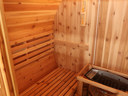 SunRay Solace 2-Person Traditional Barrel Sauna