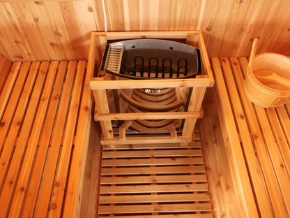 SunRay Solace 2-Person Traditional Barrel Sauna