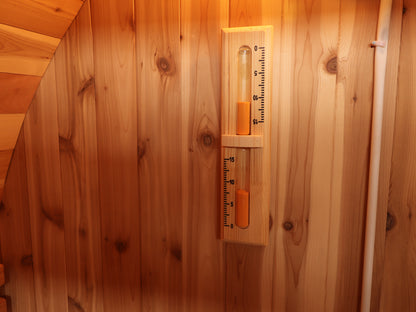 SunRay Solace 2-Person Traditional Barrel Sauna
