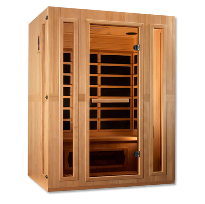 Maxxus Magellan 3-Person Low EMF FAR Infrared Sauna — Canadian Hemlock (MX-LS3-01)