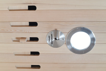 SunRay Bristow 2-Person Outdoor Traditional Sauna | 4.5kW Harvia Heater | Hemlock