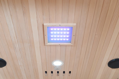 SunRay Waverly 3-Person Outdoor Traditional Sauna | 4.5kW Harvia Heater | Hemlock