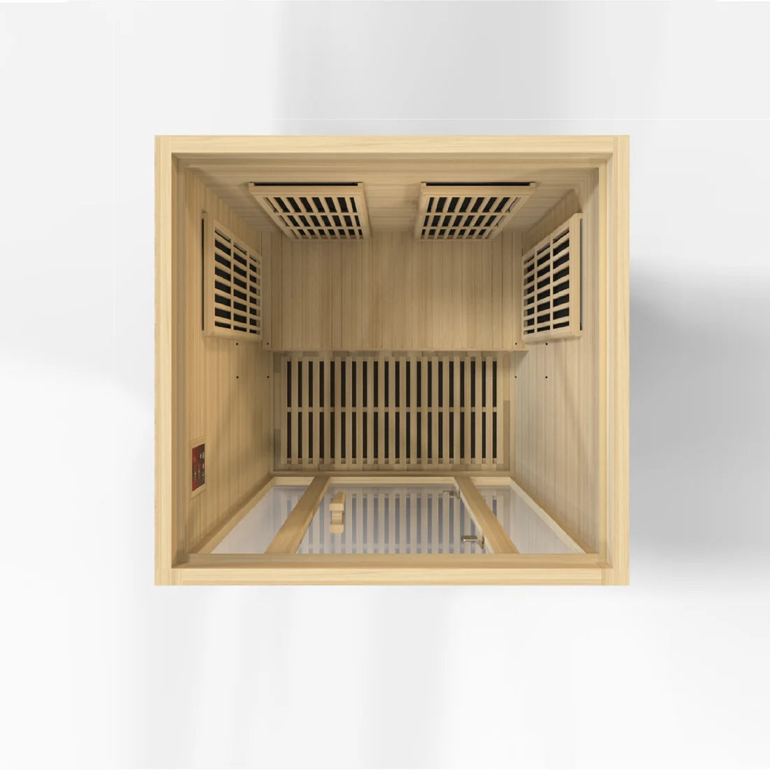 Maxxus Seattle 2-Person Low EMF FAR Infrared Sauna — Canadian Hemlock (MX-J206-01)