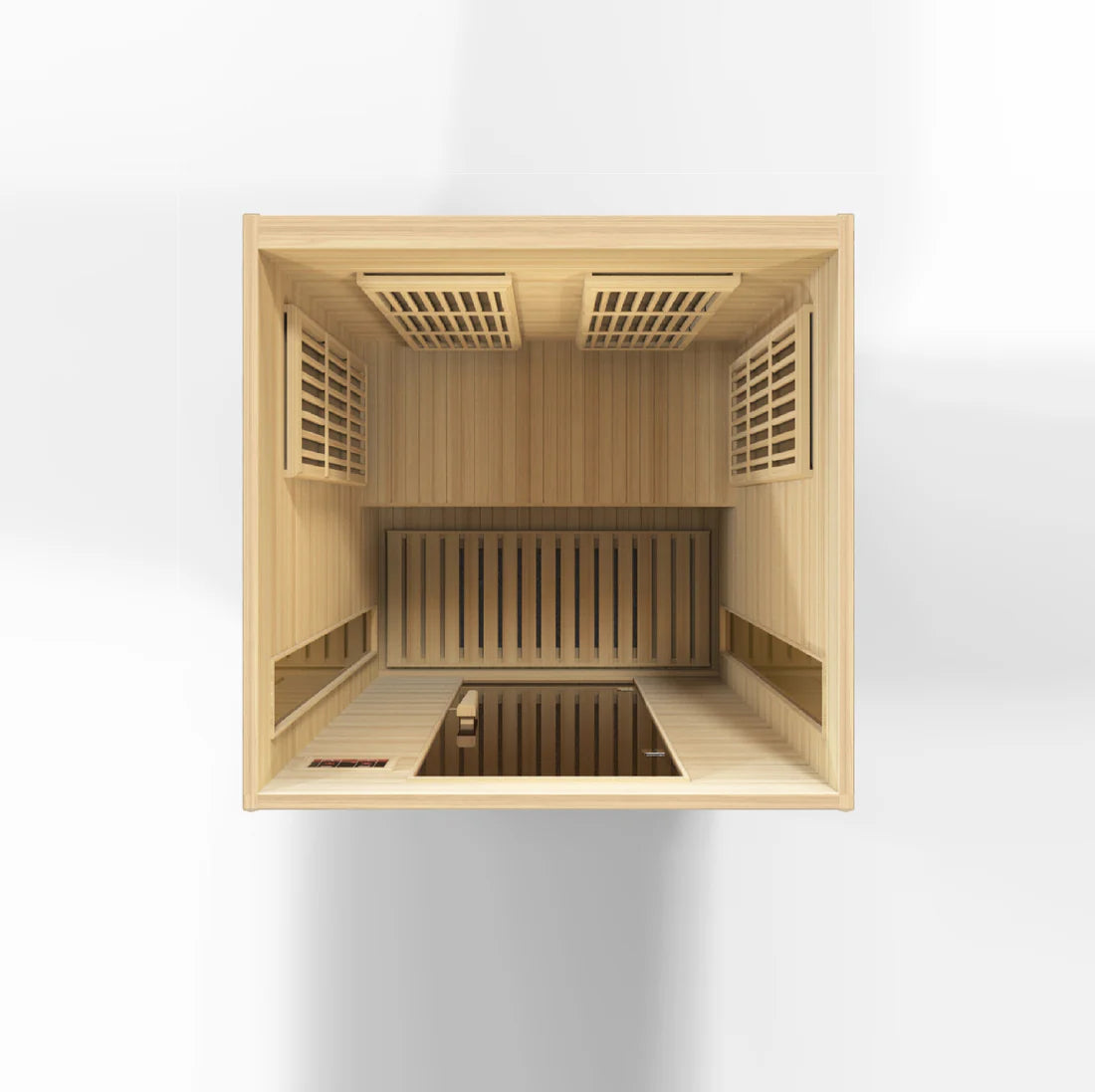 Maxxus Toulouse 2-Person Low EMF FAR Infrared Sauna — Canadian Hemlock (MX-K206-01)