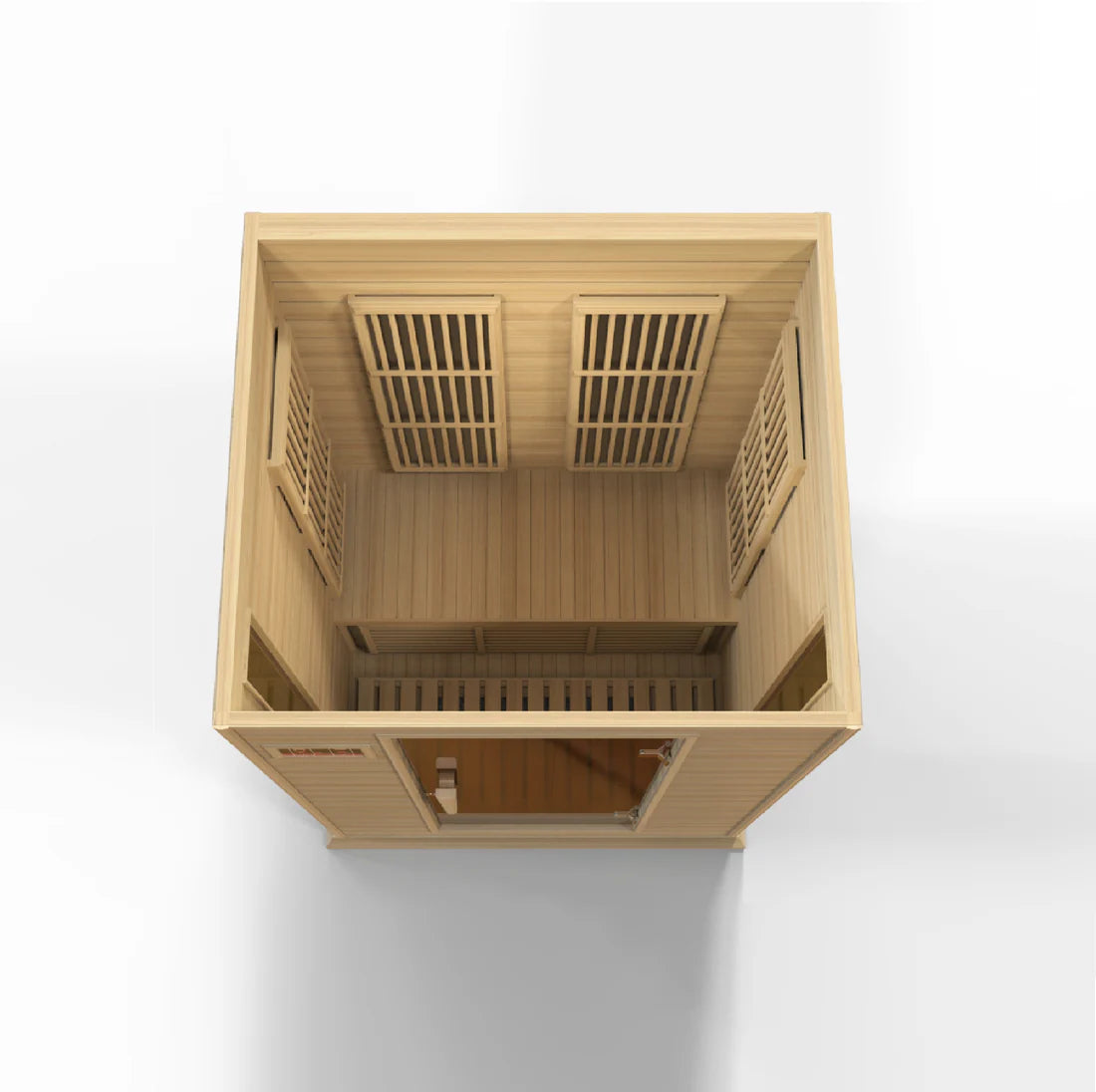 Maxxus Toulouse 2-Person Low EMF FAR Infrared Sauna — Canadian Hemlock (MX-K206-01)