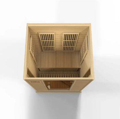 Maxxus Toulouse 2-Person Low EMF FAR Infrared Sauna — Canadian Hemlock (MX-K206-01)