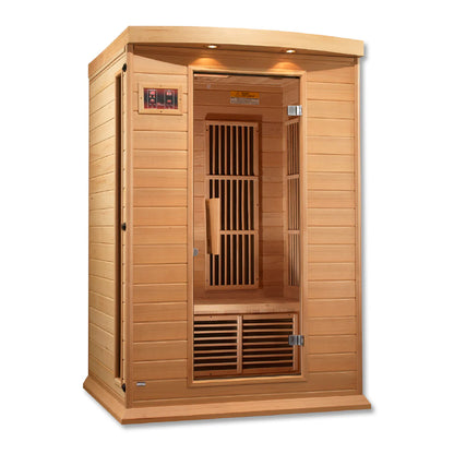 Maxxus Toulouse 2-Person Low EMF FAR Infrared Sauna — Canadian Hemlock (MX-K206-01)