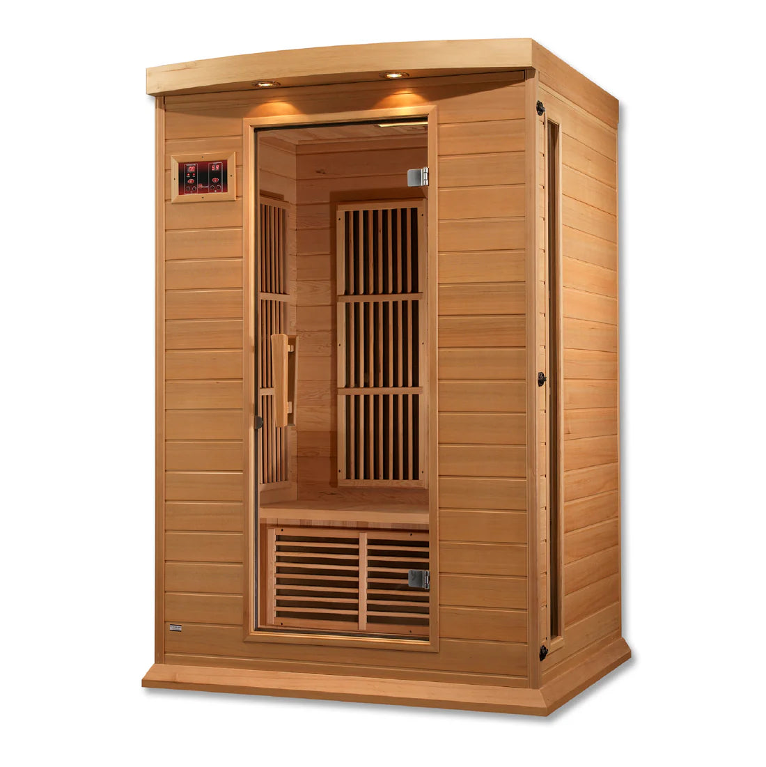 Maxxus Toulouse 2-Person Low EMF FAR Infrared Sauna — Canadian Hemlock (MX-K206-01)