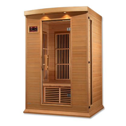 Maxxus Toulouse 2-Person Low EMF FAR Infrared Sauna — Canadian Hemlock (MX-K206-01)