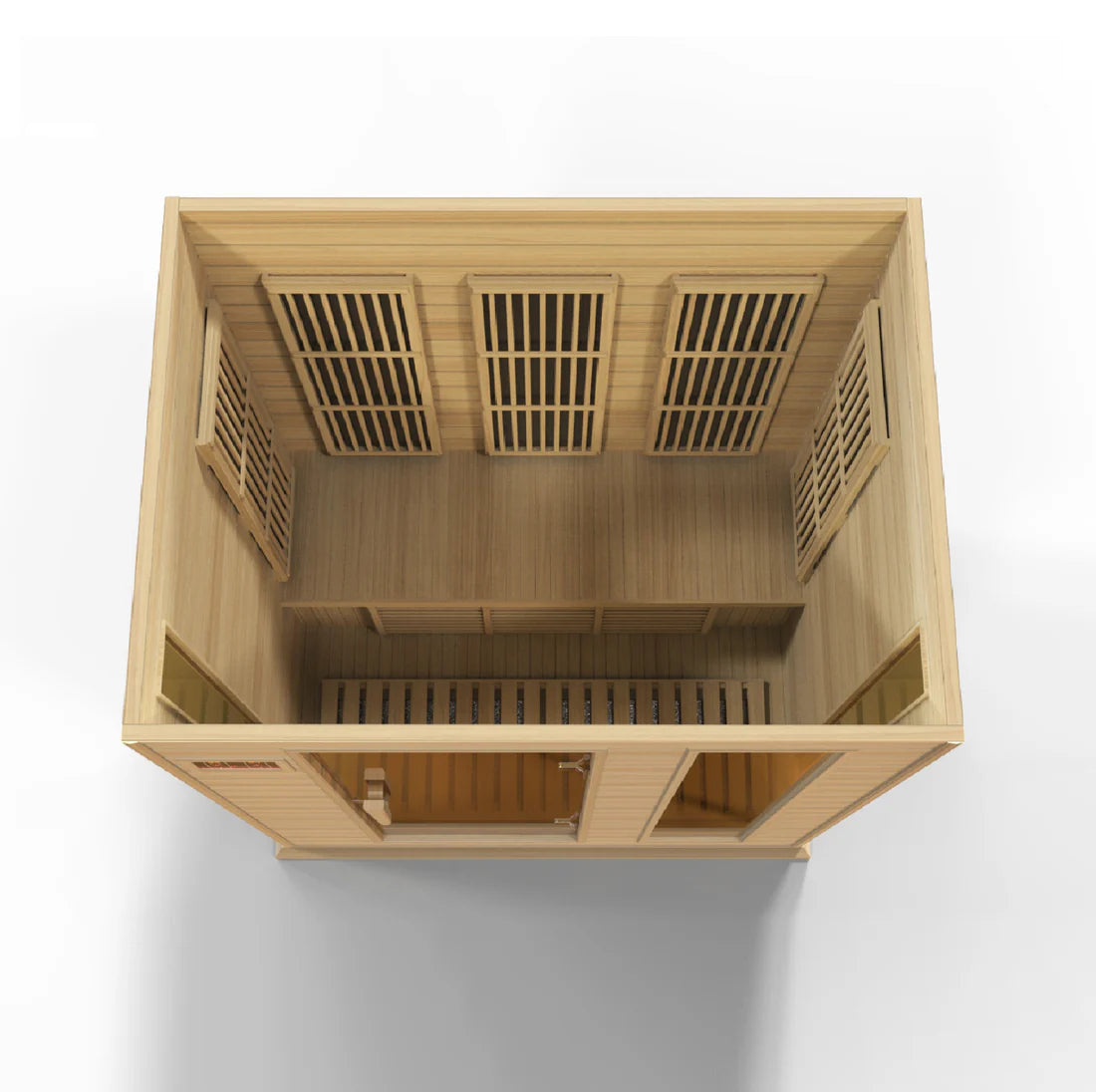 Maxxus Montilemar 3-Person Low EMF FAR Infrared Sauna — Canadian Hemlock (MX-K306-01)