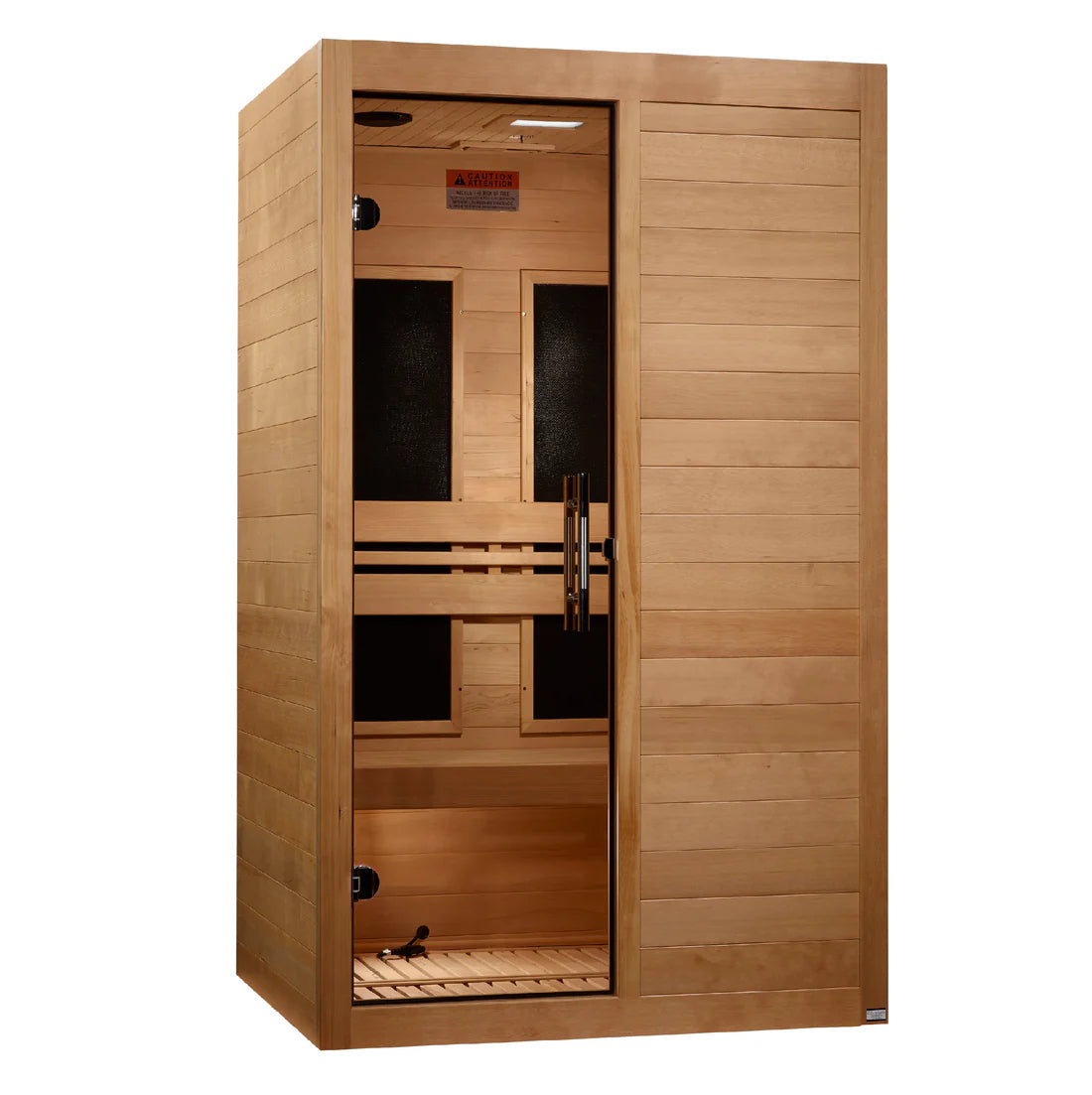 Maxxus Oasis 2-Person Low EMF FAR Infrared Sauna — Canadian Hemlock (MX-S206-01)