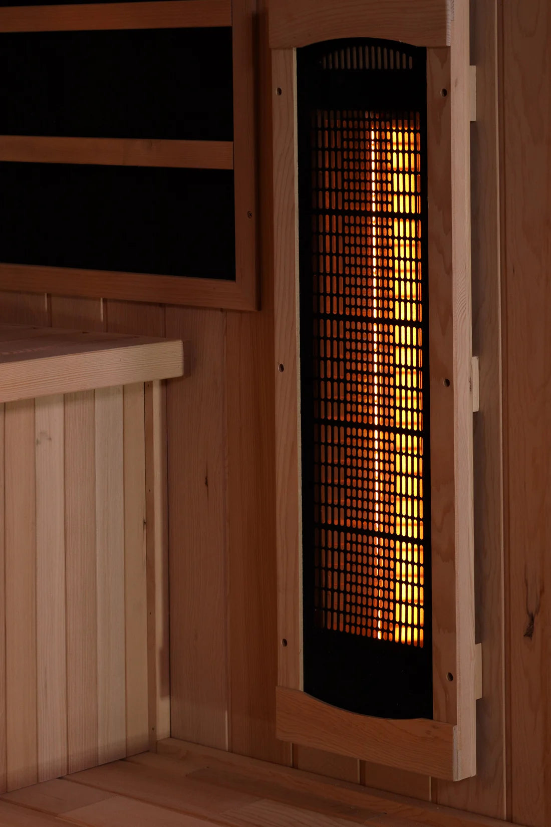 Golden Designs Orion 4 Person Full Spectrum Infrared Sauna with Himalayan Salt Bar GDI-8040-03  4 Person capacity