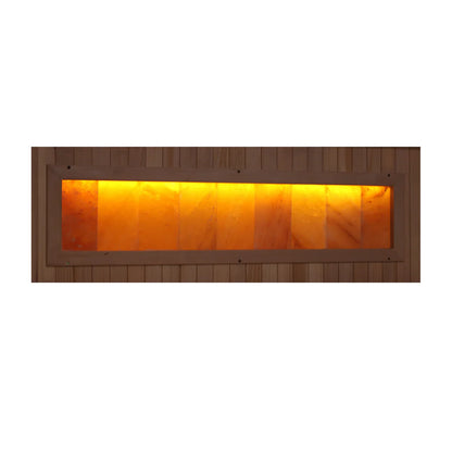 Golden Designs Zenith 6 Person Commercial Full Spectrum Infrared Himalayan Salt Sauna GDI-8260-01