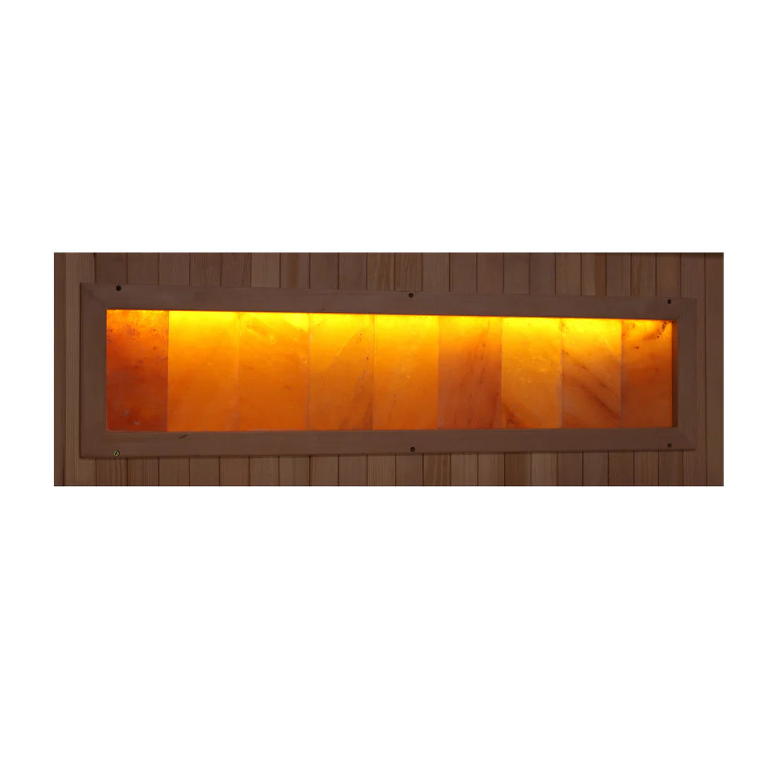 Golden Designs Eclipse 3 Person Near Zero EMF Full Spectrum Infrared Sauna with Himalayan Salt Bar GDI-8230-01