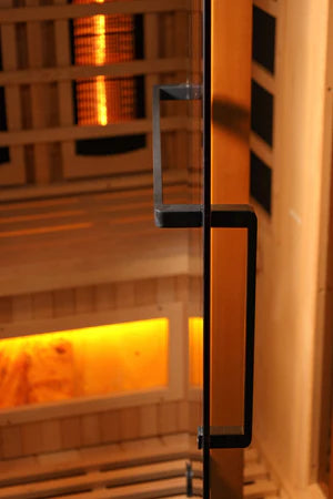 Golden Designs Big Bang 3-Person Corner Full-Spectrum Near-Zero EMF Infrared Sauna — Himalayan Salt Integrated (GDI-8035-03)