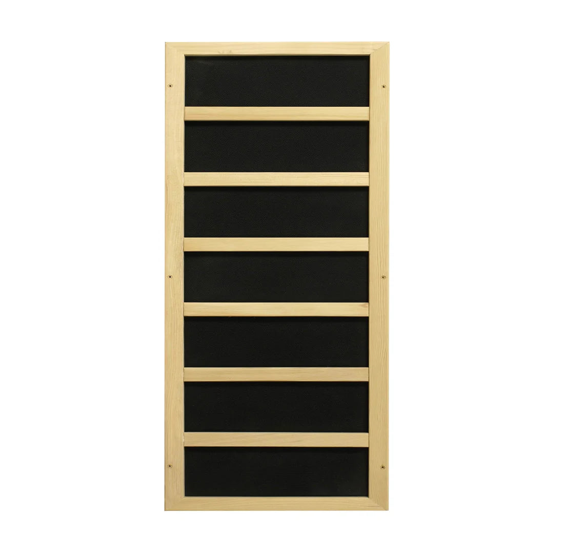 Dynamic Cardoba 2-Person Low EMF FAR Infrared Sauna — Natural Hemlock (DYN-6203-01)