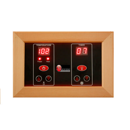 Maxxus Chaumont 4-Person Low EMF FAR Infrared Sauna — Canadian Hemlock (MX-K406-01)