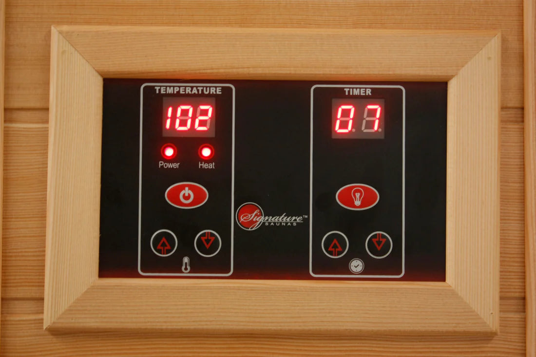 Maxxus Montilemar 3 Person Near Zero EMF FAR Infrared Sauna – Canadian Red Cedar MX-K306-01-ZF CED