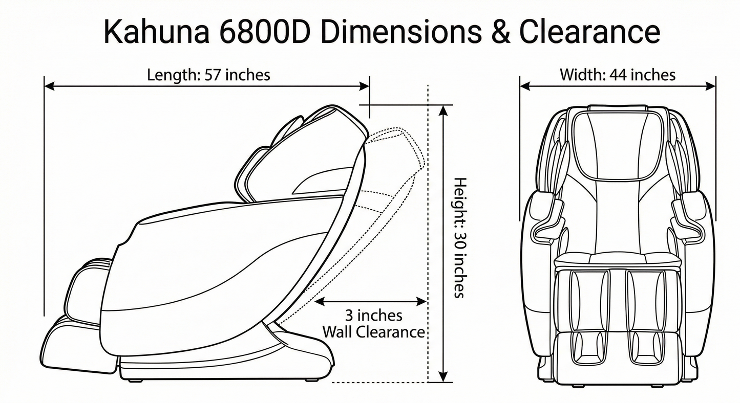 Dios 6800 6D Zero-Gravity Massage Chair