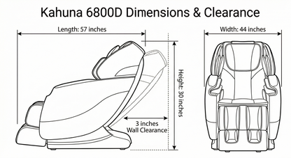 Dios 6800 6D Zero-Gravity Massage Chair