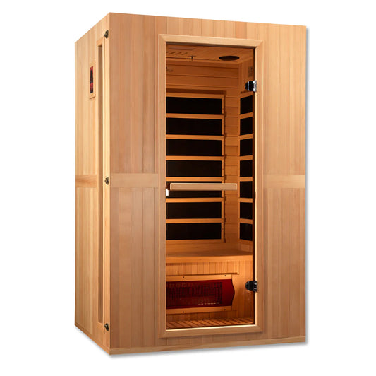 Maxxus Solstice 2-Person Low EMF FAR Infrared Sauna — Canadian Hemlock (MX-LS2-01)  Available Mid- October 2025 (Reserve your inventory early)
