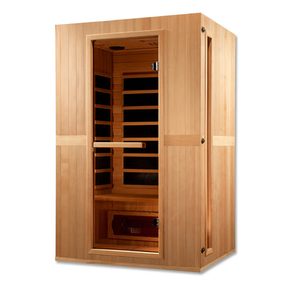 Maxxus Solstice 2-Person Low EMF FAR Infrared Sauna — Canadian Hemlock (MX-LS2-01)  Available Mid- October 2025 (Reserve your inventory early)