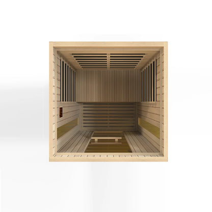 Maxxus Solstice 2-Person Low EMF FAR Infrared Sauna — Canadian Hemlock (MX-LS2-01)  Available Mid- October 2025 (Reserve your inventory early)