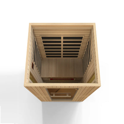 Maxxus Solstice 2-Person Low EMF FAR Infrared Sauna — Canadian Hemlock (MX-LS2-01)  Available Mid- October 2025 (Reserve your inventory early)