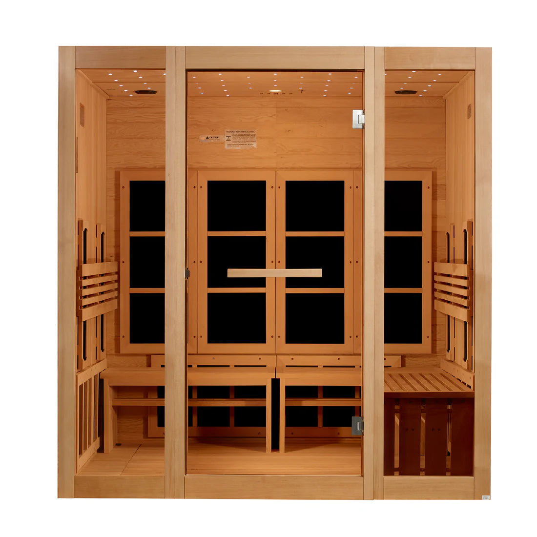 Golden Designs 8 Person Full Spectrum Near Zero EMF FAR IR Sauna